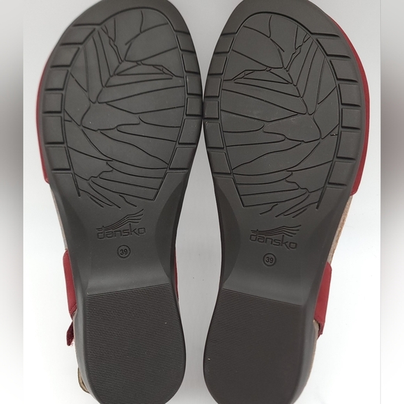 Dansko Rowan Women's Casual Slingback Cinnabar Milled Nubuck Sandals Size 8.5-9 - Picture 7 of 10